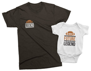 Legend & Future Legend Sport Shirt, Father and Son, Daughter, Baby, Matching Shirts, Baseball-Basketball-Soccer-Football-Volleyball Shirt