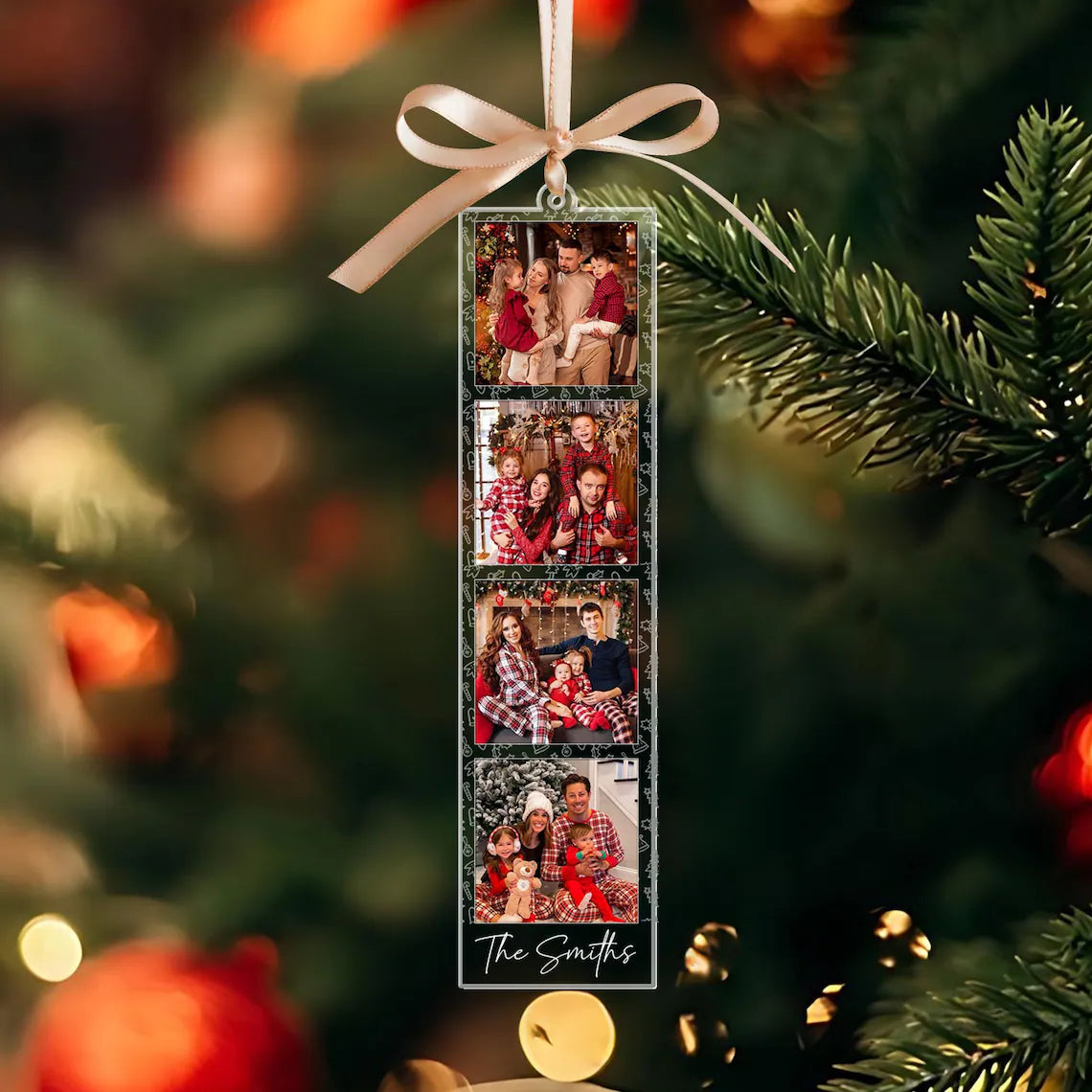 Custom Photo Strip Ornament, Personalized Photo Strip Christmas Ornament 2025, Family Photo Frame Ornament, Family Keesake, Family Xmas Gift 12d01731-f0c9-40fc-b726-a2668a751540-4.webp