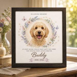 Pet Memorial Photo Frame – If Love Alone… (Photo + Name + Years) - Personalized Picture Frame 12dab95f-1f0f-45cb-abde-0ce3fd302689.png