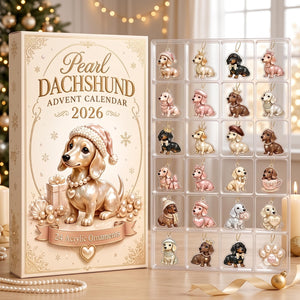 Pearl Dachshund Advent Calendar 2026, Dachshund Christmas Countdown, 24 Pcs Dachshund Dog Acrylic Ornaments, Dachshund Lover Gift, Xmas Tree Decor 12de61f4-f67f-42ac-967d-2014666ba4b2-il_fullxfull.8590082094_qmpw-1-.jpg
