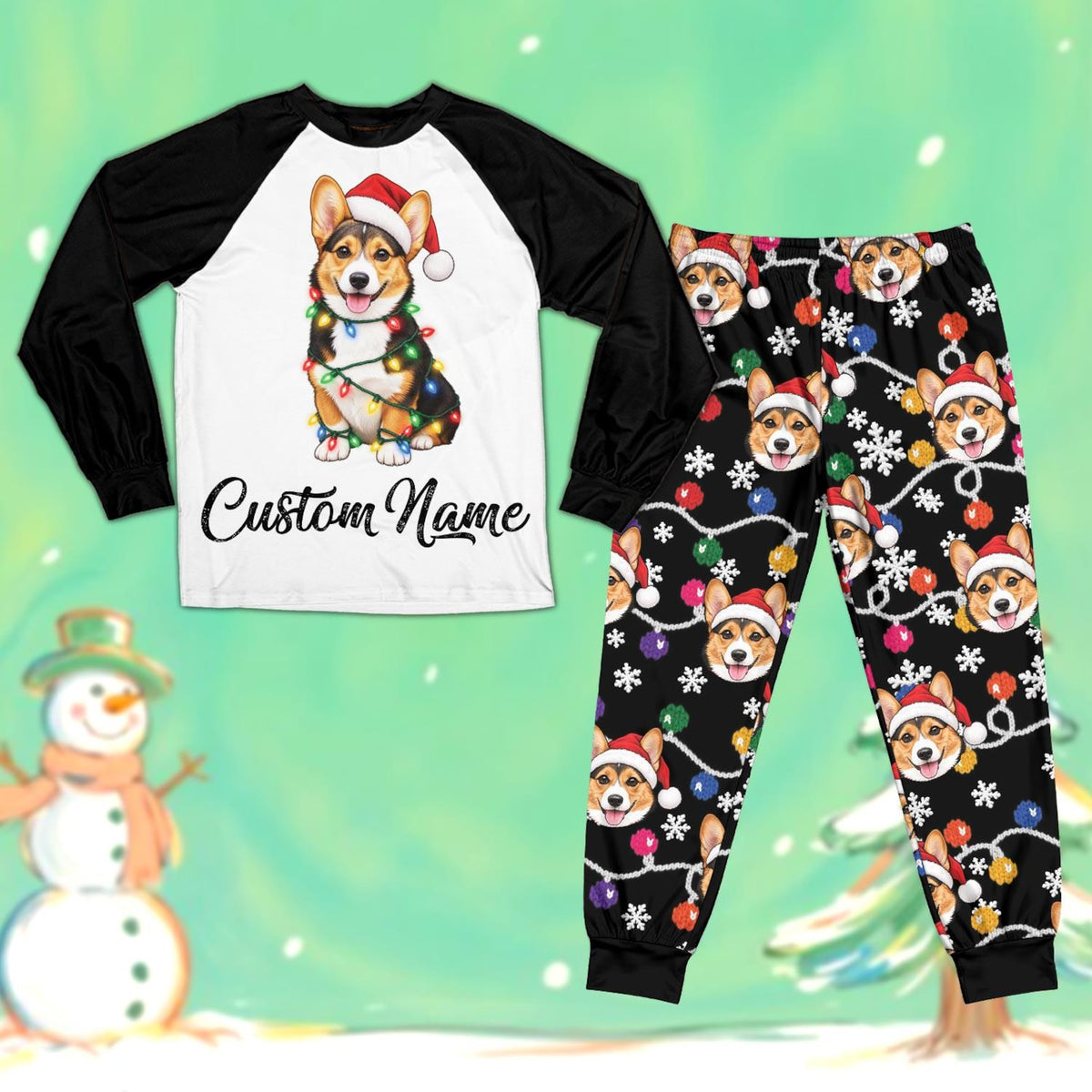 Personalized Dog Face Christmas Pajamas Set, Custom Pet Picture Name Christmas PJs, Xmas Lights Matching Family Xmas Sleepwear Holiday Gift 12f99b1b-65c6-402d-a48f-215766253d40-il_1588xN.8622864367_q958.jpg