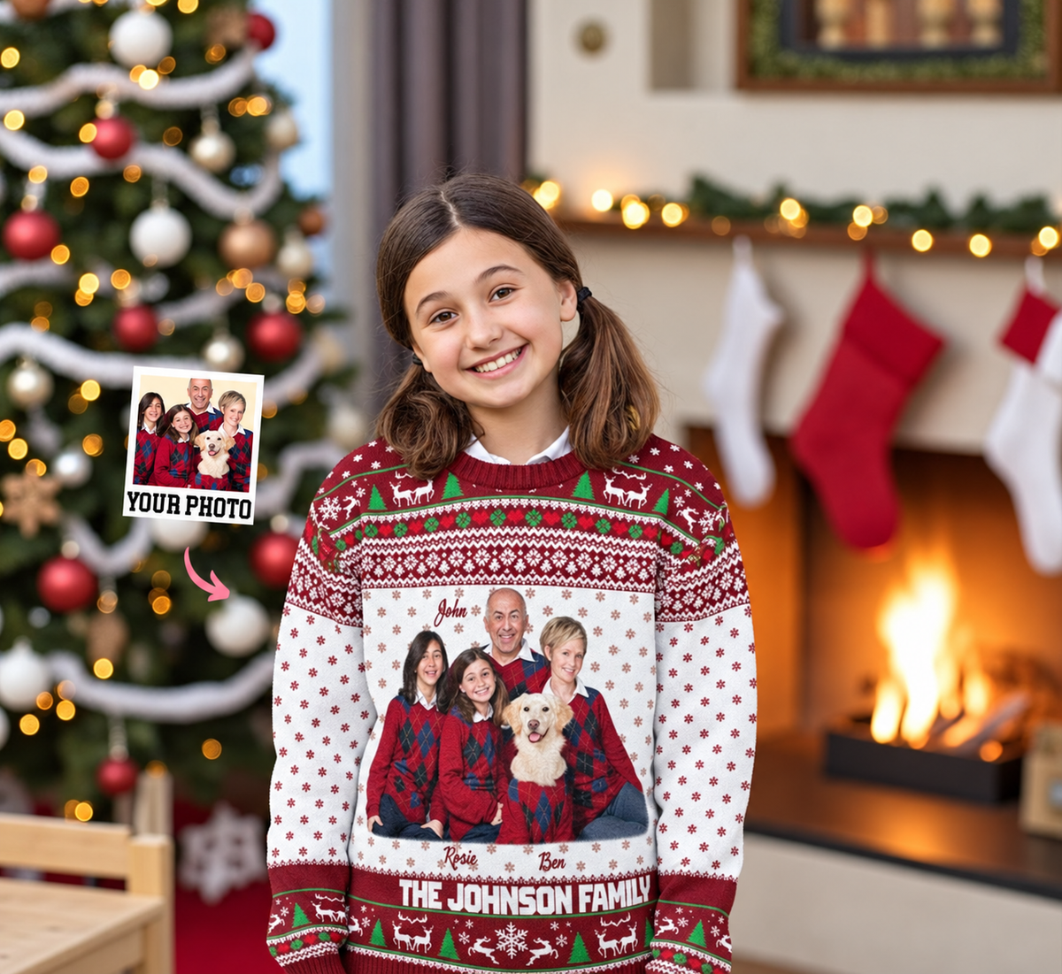 Personalized Family Photo Christmas Party Sweater ,Custom Name & Photo Ugly Xmas Sweater, Matching Holiday Outfit for Family and Friends 12fcf549-a307-4d49-9931-108f3378d3fc-C-b-m-c-o-gia-nh.png