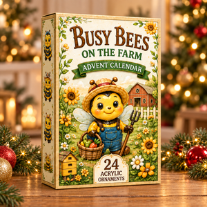 Busy Bees Advent Calendar 2026 - 24-Day Festive Countdown, Acrylic Charms Blind Box - Gift For Bee Lover 12fdb5a5-21f1-4c34-8ef8-868930ca4107-bee-box.png