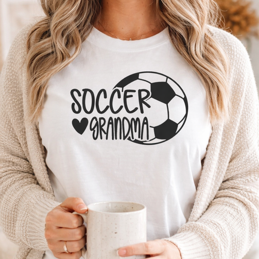 Soccer Grandma - Personalized Shirt - Gift For Soccer Grandma