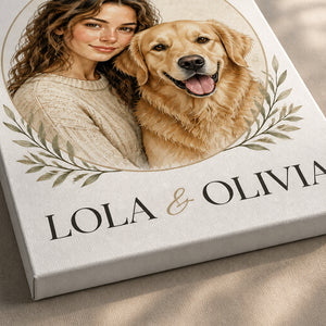 Custom Gouache Owner & Pet Portrait Canvas - Personalized Canvas 130d3ed8-9bd3-4d37-8236-b1c9afe85f8c.jpg