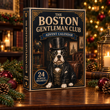 The Boston Gentleman Club Advent Calendar 2026 - 24-Day Festive Countdown, Acrylic Charms Blind Box - Gift For Dog Lovers 131a9dbc-3b84-4a67-9f0d-db1016bc8ff7-boston-club-box.png
