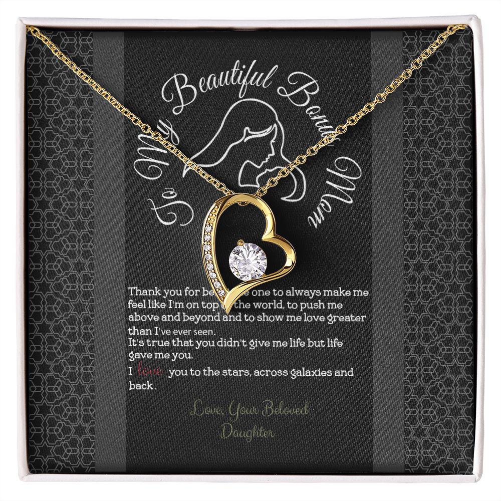 To My Mom I Love You To The Stars, Across Galaxies And Back, Necklace With Message Card, Meaningful Mother’s Day Gift, Thank You Gifts For Mother’s Day			 1327.jpg