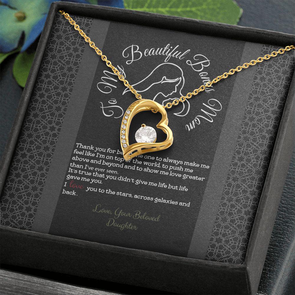 To My Mom I Love You To The Stars, Across Galaxies And Back, Necklace With Message Card, Meaningful Mother’s Day Gift, Thank You Gifts For Mother’s Day			 1329.jpg