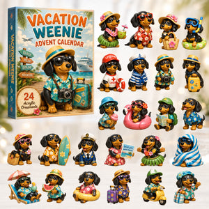 Vacation Weenie Advent Calendar 2026 - 24-Day Festive Countdown, Acrylic Charms Blind Box - Gift For Dachshund Lovers 133a671d-3175-47f5-8eec-a23eed7a896d-weenie.jpg