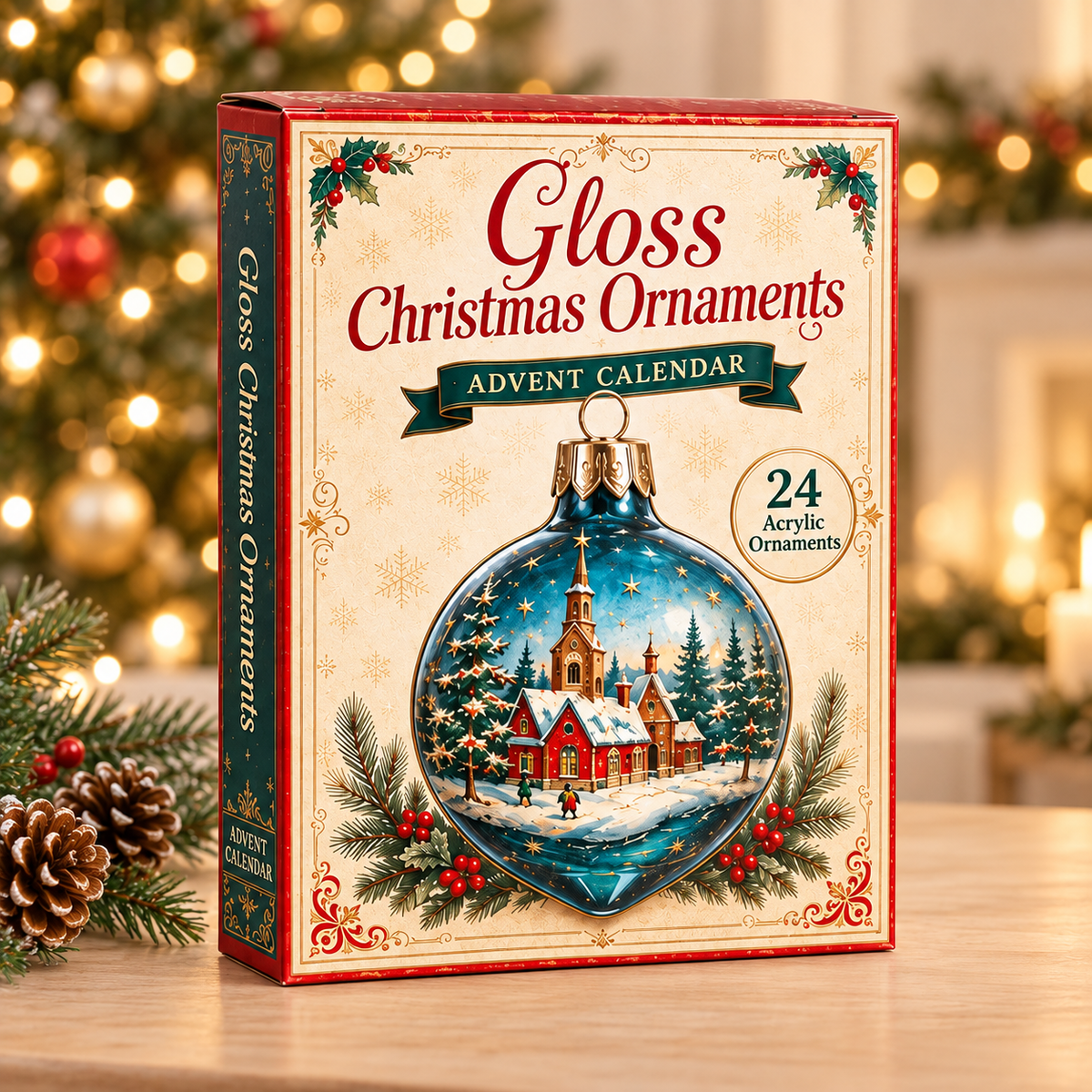 Acrylic Gloss Christmas Advent Calendar 2026 - 24-Day Festive Countdown, Acrylic Charms Blind Box - Gift For Christmas Lovers 1340baae-e808-4aaf-bc05-73863692af3e-gloss-ornament-box.png