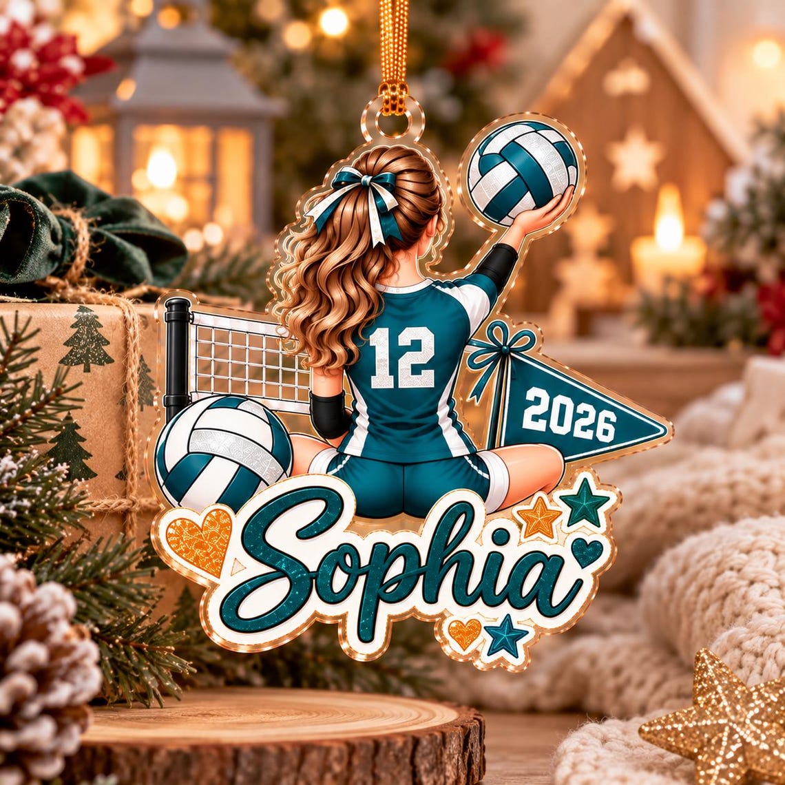 Personalized Volleyball Ornament, Custom Volleyball Player Christmas Ornament, Senior Night Volleyball Gift, Team Colors & Number Keepsake 13426bc1-908d-435f-bfe0-daf70d5488d4-6.jpg