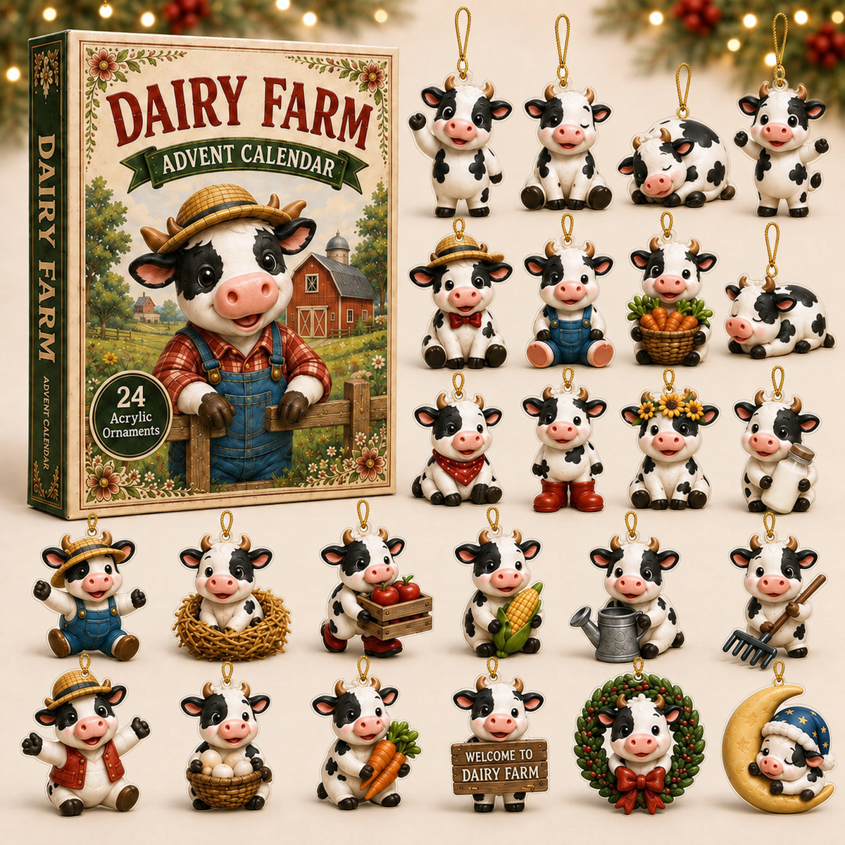 Dairy Farm Advent Calendar 2026 - 24-Day Festive Countdown, Acrylic Charms Blind Box - Gift For Farmer 135cfc93-9693-4983-9766-2b1be8d5c201-dairy-farm-box-charms.png