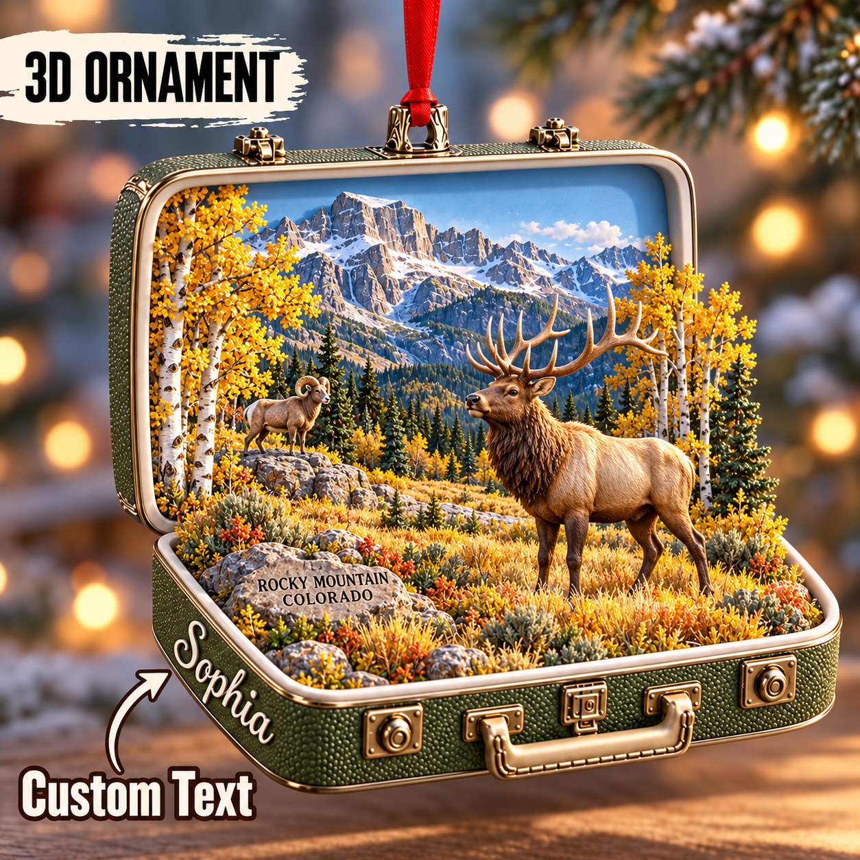 Personalized Rocky Mountain National Park 3D Suitcase Christmas Ornament – Colorado Travel Souvenir & Gift for Nature Lovers 1372cf40-7f1f-4124-afe4-044350b00449-Personalized-Rocky-Mountain-Elk-Ornament.png