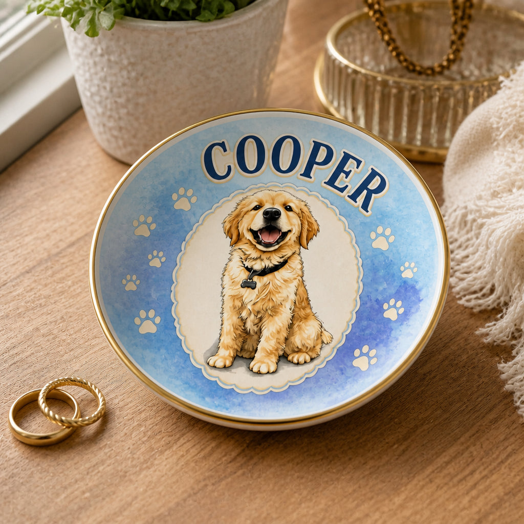 Custom Pet Portrait Jewelry Dish – Arched Name & Pawprint Pattern - Personalized Jewelry Plate 13757e43-6bbe-4cb4-b5d1-3f4d40f882a9.jpg