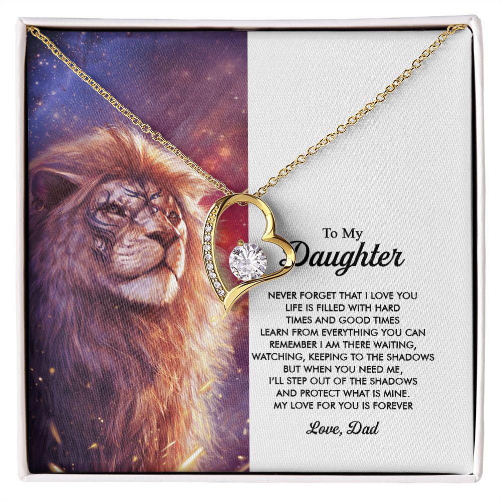 To My Daughter My Love For You Is Forever, Necklace With Message Card, For Daughter, For Daughter, From Dad To Daughter 1399.jpg