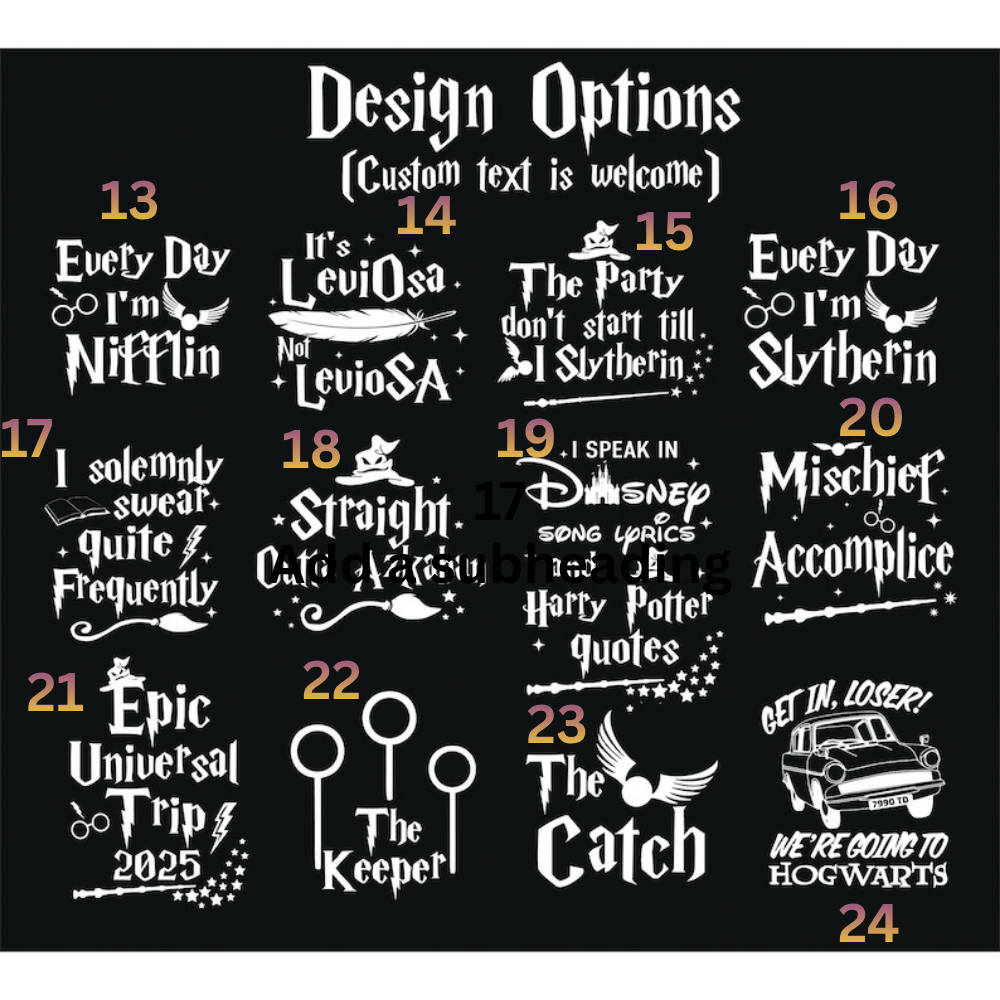 2025 Custom Family Shirts Matching Wizard Vacation T-Shirts Pottery & Mischief Theme, Personalized Group Outfits