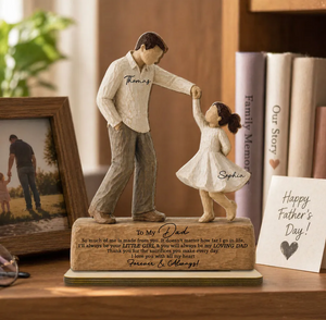 I Will Always Be Your Little Girl Father & Daughter Dancing - Personalized Wooden Plaque For Dad From Daughter