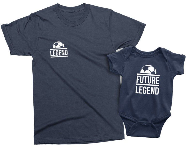 Legend & Future Legend Sport Shirt, Father and Son, Daughter, Baby, Matching Shirts, Baseball-Basketball-Soccer-Football-Volleyball Shirt