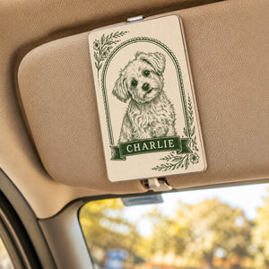 Custom Pet Cameo Car Visor Clip - Photo to Engraved Art + Name - Personalized Car Visor Clip 13b4e061-6916-4845-8d7e-6520f47392db.jpg