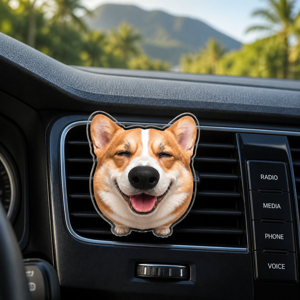 Smiling Corgi Car Vent Clip – Cute Dog Badge - Car Vent Clip 13bca183-a5eb-4a2e-b881-749072cba664.jpg