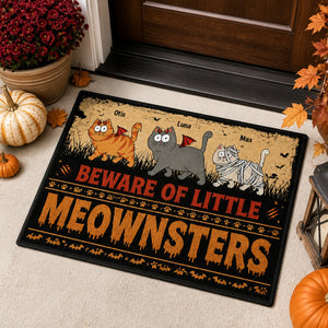 Beware of Little Meownsters - Custom Pet Cartoon Doormat - Personalized Doormat 13c4f0c5-a25f-433f-8998-b66e2772b172.jpg