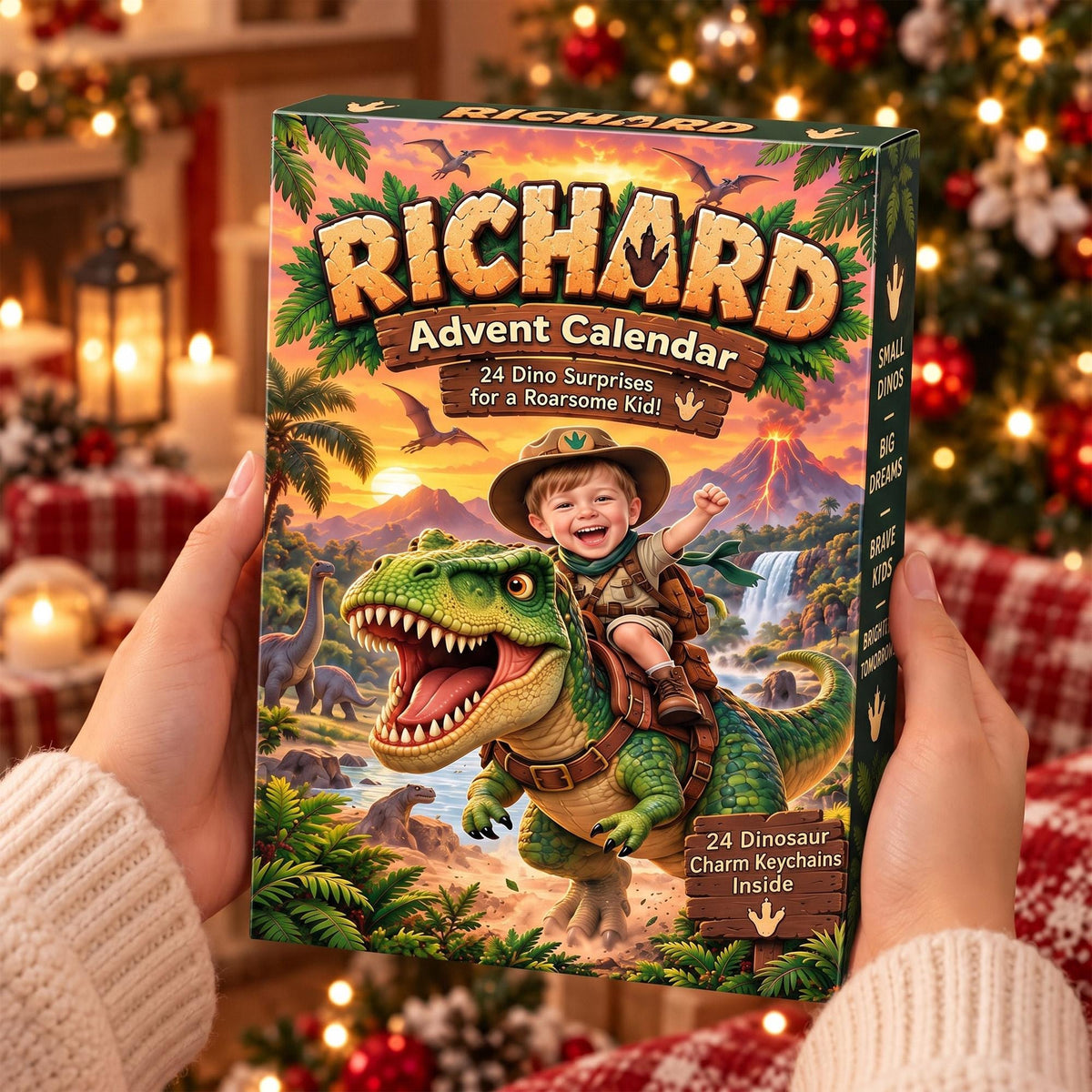 Personalized Dinosaur Advent Calendar, Custom Photo & Name, 24 Acrylic Dino Ornaments 13d9ba1e-e5ab-4d7a-8620-0e443d208bd4-il_fullxfull.8586165085_jkm1.jpg