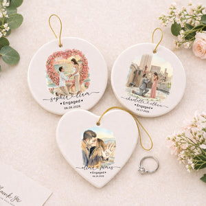 Custom Engagement Ornament l Proposal Photo Keepsake l Watercolor Couple Portrait Gift 13e08aa5-4d89-4c56-8871-2f2707d5aba7-1.jpg