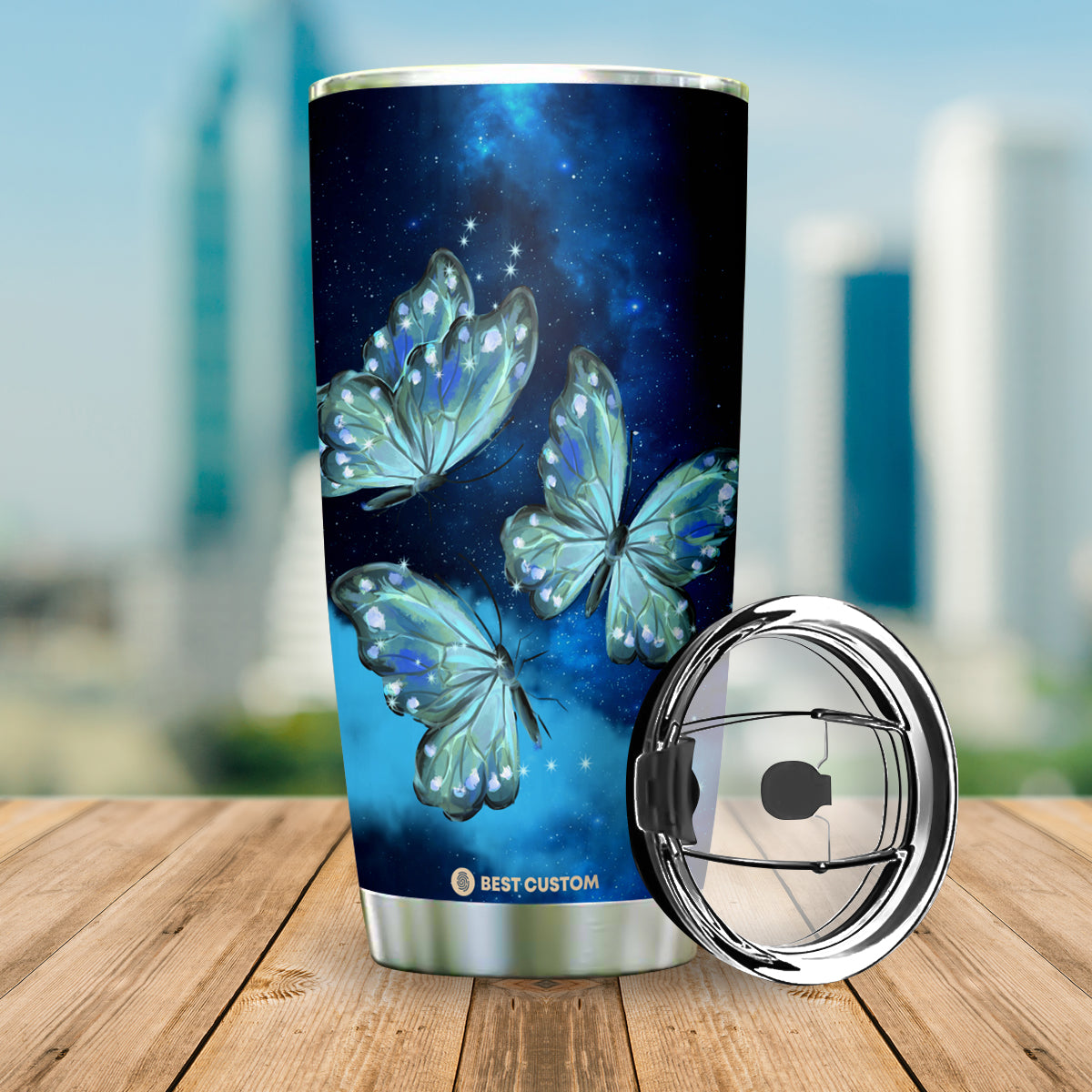 Gift For Sister Tumbler, Butterfly You Always Be My Sister 14.5.jpg