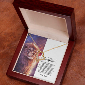 To My Daughter My Love For You Is Forever, Necklace With Message Card, For Daughter, For Daughter, From Dad To Daughter 1403.jpg