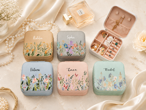 Personalized Travel Jewelry Box, Floral PU Leather Mini Organizer Case, Custom Name Bridesmaid Gift, Birthday & Holiday Gift for Women 1403f989-5c48-40bb-a121-08807aee9321-2e0a4d39-7a23-4f6e-8aad-ea2984a3c604.png