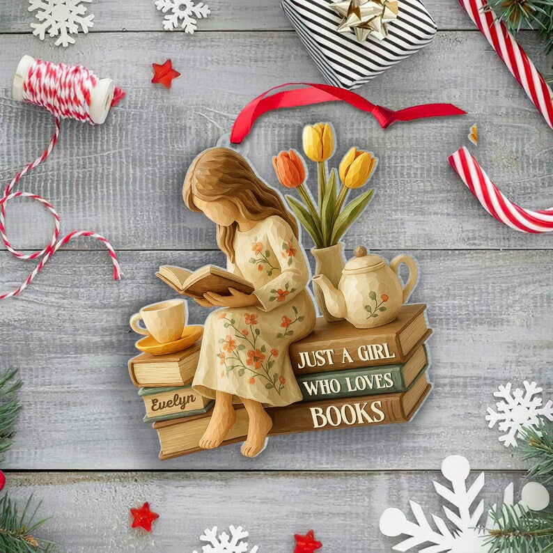Personalized Just A Girl Who Loves Books 2D Flat Acrylic Ornament, Reading Gift For Book Lover,Bookworm Xmas Gift For Readers,Christmas Gift 140c58b1-b012-4698-aeac-65fcc0037f87-hghghg.jpg