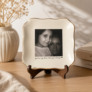 Personalized Mom Photo Jewelry Dish: Ceramic Trinket Tray Mother of The Bride, Birthday Ring Dish, Gift from Daughter, Wedding Day Gift 144d41d9-8983-43ef-99d8-6c86c5b39488-533aac86-bdfd-47d0-8423-419a638306a4.png
