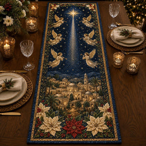 Nativity Christmas Quilted Table Runner, Religious Holiday Dining Table Decor, Holy Family Bethlehem Winter Table Centerpiece Christian Xmas 14550059-1c9b-4e21-8d4c-159dd8b09f2f-2.jpg