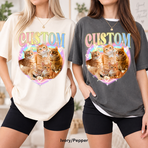 Personalized Cat Bootleg Shirt, Custom Cat Face Bootleg Shirt, Vintage Pet Photo - Name Shirt, Personalized Graphic Tee Dog, Pet Gifts Shirt 1469e253-df85-4dd9-ba31-c5de237e6984-a784e6bd-791e-4aa0-bb8d-2633db5a5e6e.png