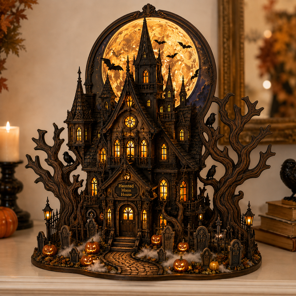 Personalized Haunted House Halloween Wooden Block Decor, Custom Name Gothic Moon Mansion with Pumpkins & Graveyard 148adb40-7c8d-4b17-a00f-831ffe3f4a0c-Image-Aug-12-2026-03_30_27-PM.png