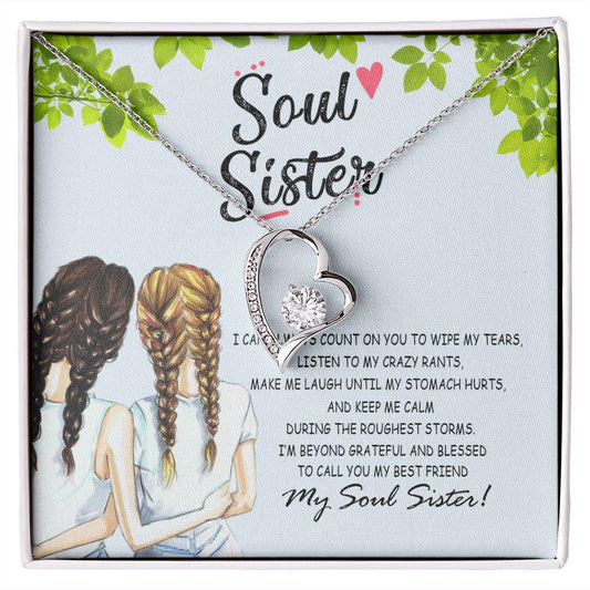 To My Sister I Can Always Count On You Necklace With Message Card, Birthday Gift For Sister, Meaningful Gift For Sister, Love From Sis. 1495.jpg