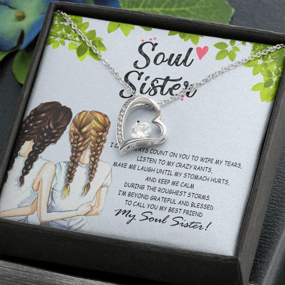 To My Sister I Can Always Count On You Necklace With Message Card, Birthday Gift For Sister, Meaningful Gift For Sister, Love From Sis. 1497.jpg