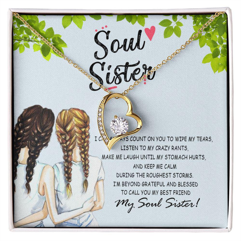 To My Sister I Can Always Count On You Necklace With Message Card, Birthday Gift For Sister, Meaningful Gift For Sister, Love From Sis. 1498.jpg