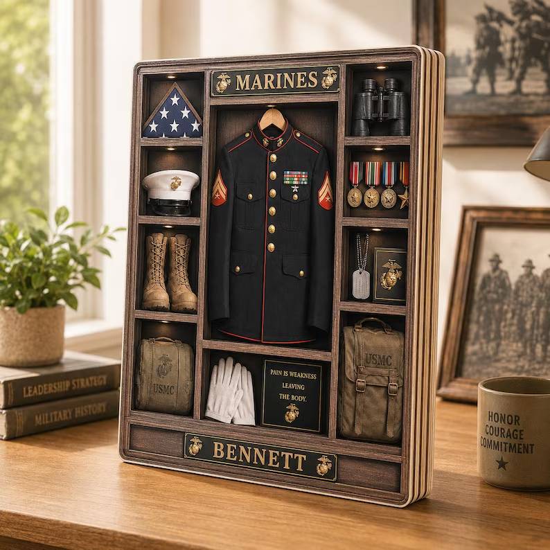 Personalized Marine Corps Wooden Block, Custom USMC Uniform Shelf Sitter, Veteran Retirement Gift, Military Service Decor,Veteran Gift Decor 149a49ef-16bb-435d-9f27-e3063e611e7e-dgfgtyuk-2-.jpg
