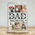 Happy Father's Day Photo Collage Personalized Acrylic Plaque, Dad Grandpa Gifts, Father's Day, Birthday Gift