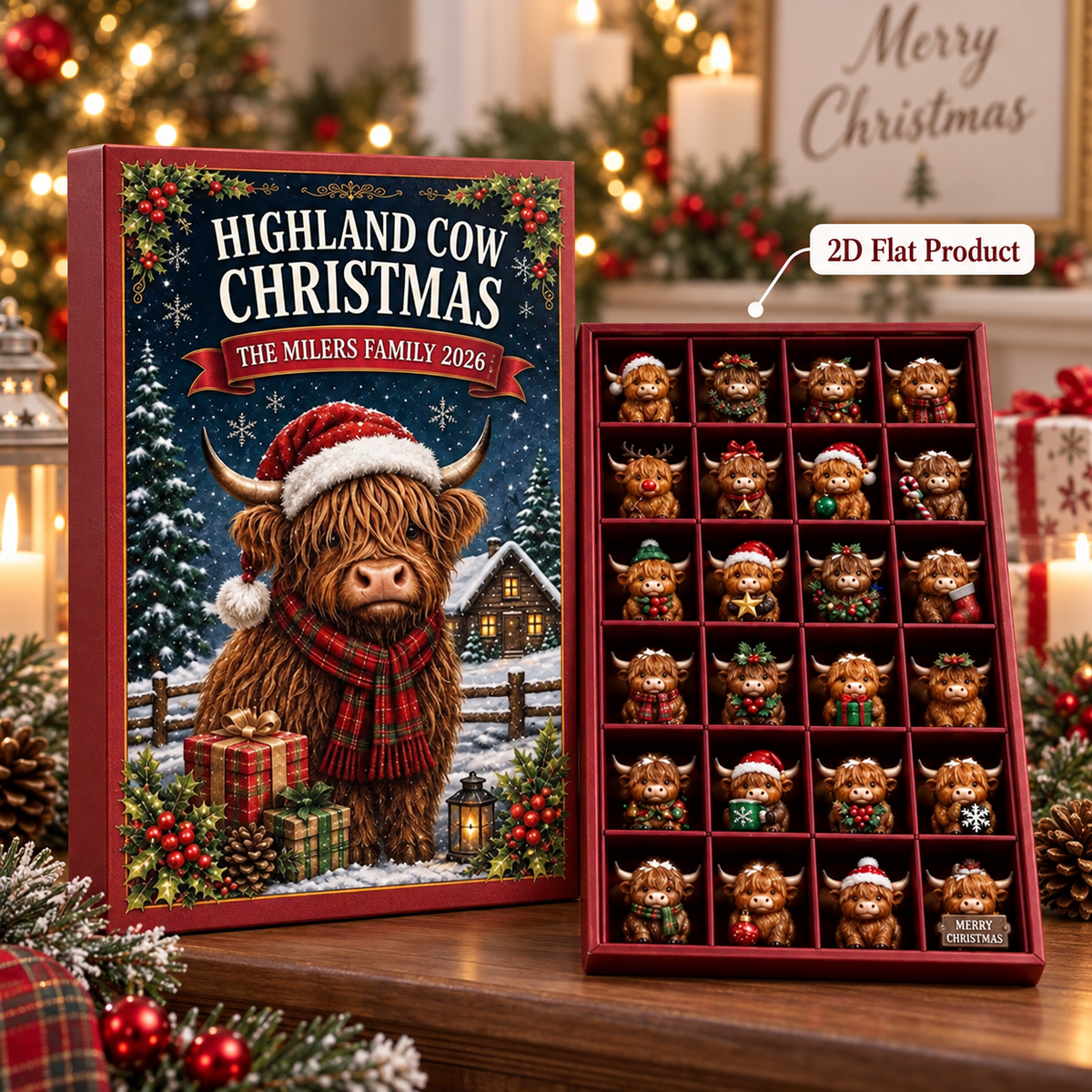 Highland Cow Advent Calendar, Christmas Countdown Box, 24 Mini Cow Ornament, Family Holiday Decor, Collectible Gift 2026, Farmhouse Present 14a1642c-b582-4886-a98e-624a3a6aee79-T-U-1-.png