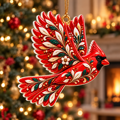 Cardinal 3D Relief Acrylic Ornament, Scandinavian Christmas Ornament, Red Cardinal Bird, Scandinavian Bird Christmas Ornament, Gift For Bird Lovers 14b663d7-1cfd-48b8-b866-cf634b853694-Chim-h-ng-y-treo-Gi-ng-Sinh.png
