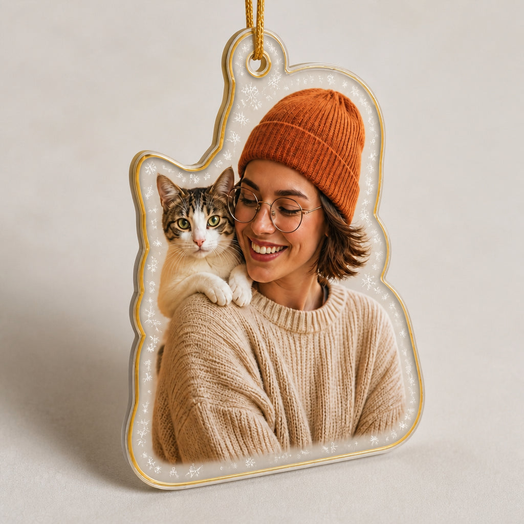 Custom Silhouette Photo Acrylic Ornament – Frosted Outline Edition - Personalized Laser Cut Custom Shape Ornament 14b9e2ac-25a6-408f-b79c-42308fc7f09f.jpg