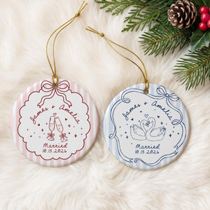 Personalized Wedding Keepsake Ornament – Custom Couple Names and Date Ceramic Engagement or Newlywed Gift 14be3db9-cbd5-4e32-a372-ec39faa0be1b-5.jpg