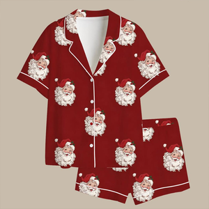Vintage Santa Christmas Pajamas Matching Family Pajama Set Red Holiday Sleepwear Retro Santa Claus Matching Pjs Christmas Eve Loungewear 1507a379-c6b1-412f-bdaf-ea7f3fac46b7-Untitled-1-Recovered.png