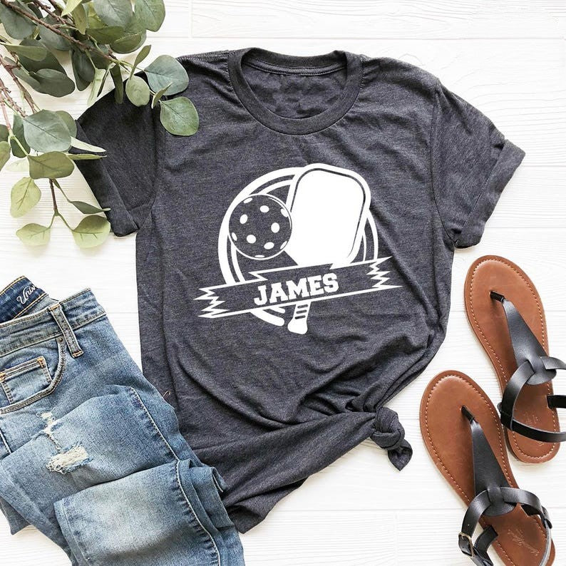 Customized Pickleball Shirt, Custom Sport Shirts, Pickleball Player Gifts, Pickleball Coach Clothing, Personalized T-Shirt, Gift for Her