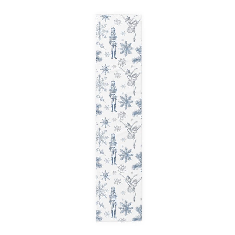 Blue Nutcracker Ballet Table Runner, Holiday Winter Decor, Christmas Gift 152ba073-bc1a-44a1-9c63-d37973a26d7d-32.jpg