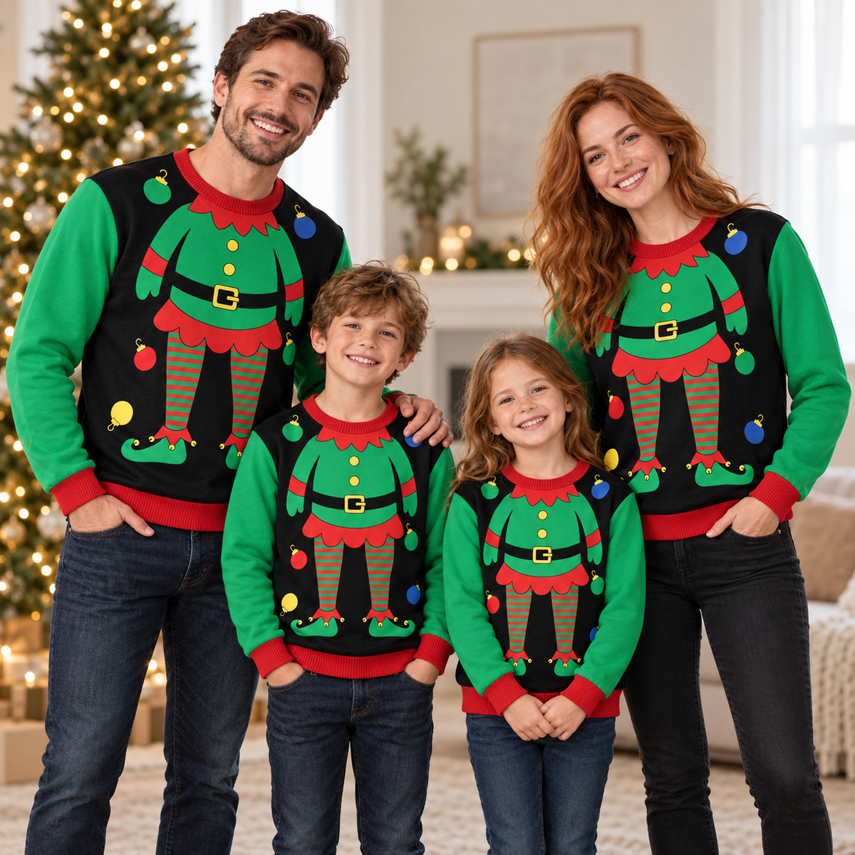 Ugly Christmas Sweater, Funny Christmas Holiday Pullover, Elf Costume Gingerbread Santa Snowman Reindeer Design, Christmas Gift For Hers, Hims, Family 1534e2cc-90b7-488f-bdad-9f223c3d1799-Gia-nh-ng-i-u-o-len-Noel.png