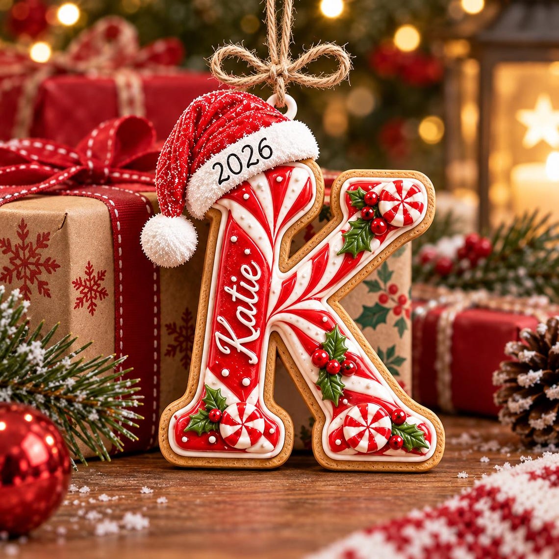 Personalized Peppermint Christmas Ornament, Custom Name Initial Monogram Ornament, Candy Cane Letter Xmas Decor,Kids Christmas Tree Ornament 1576823e-1d3a-4236-9069-e1d13674b839-13.jpg