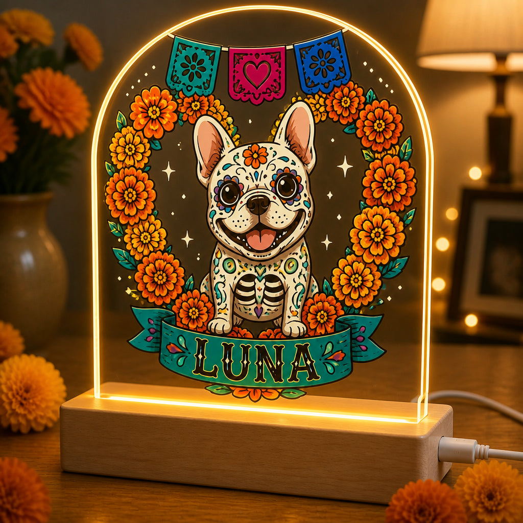 Custom Sugar Skull Pet LED Night Light – Photo to Calavera Art - Personalized 3D LED Light Wooden Base 157b410d-ff56-4bc7-8a8c-316fa89bbc81.jpg